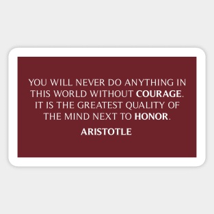 Aristotle Quote Sticker